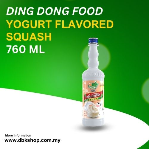 Ding Dong Food Yogurt Flavoured Squas 760ml