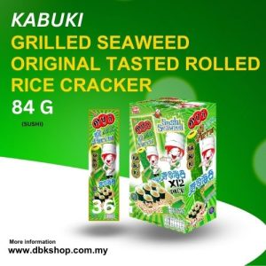 Kabuki Grilled Seaweed Original Tasted Rolled Rice Cracker 84g
